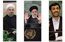 محمود احمدی نژاد، ابراهیم رئيسی و حسن روحانی