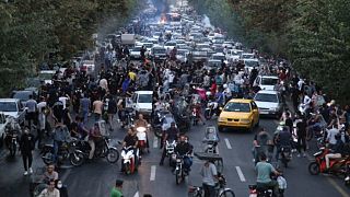 Tahran'daki protestolardan