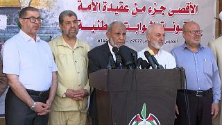 أعضاء المكتب السياسي لحركة حماس.