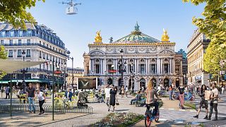 Paris, as reimagined without cars. Micro-mobility company Dott has created a series of visuals showing European capitals without cars
