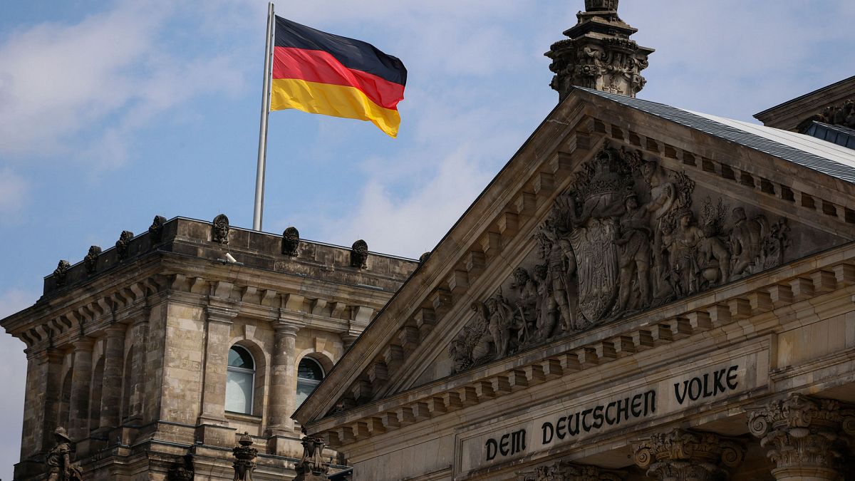 Archives : le Bundestag, à Berlin le 23 juillet 2022