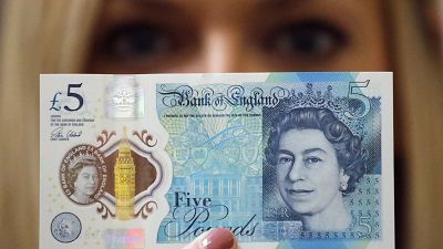 Британская банкнота в пять фунтов стерлингов