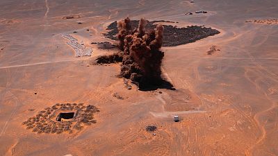 A bányászatban robbantana Algéria