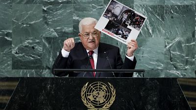 الرئيس الفلسطيني محمود عباس - نيويورك 23/09/2022