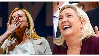 Giorgia Meloni und Marine Le Pen