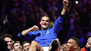 Les adieux de Roger Federer au tennis, à Londres, le vendredi 23 septembre 2022.