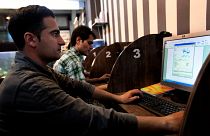 İran'da bir internet kafe