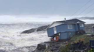 Σπίτι στις ακτές του Port aux Basques, Newfoundland, στον Καναδά