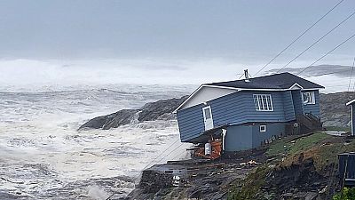 Σπίτι στις ακτές του Port aux Basques, Newfoundland, στον Καναδά