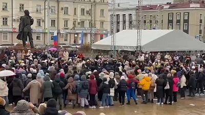 Protestas contra la movilización ordenada por Putin