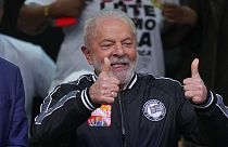 Lula en meeting à Sao Paulo