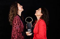 Mirlanda Torres and Cristina Gallego Gold shell for the best film ('LOS REYES DEL MUNDO")