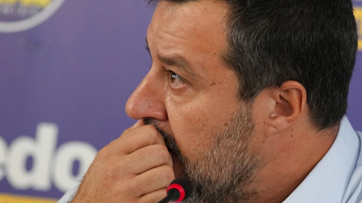 Matteo Salvini, leader of Italy's anti-immigrant League party.
