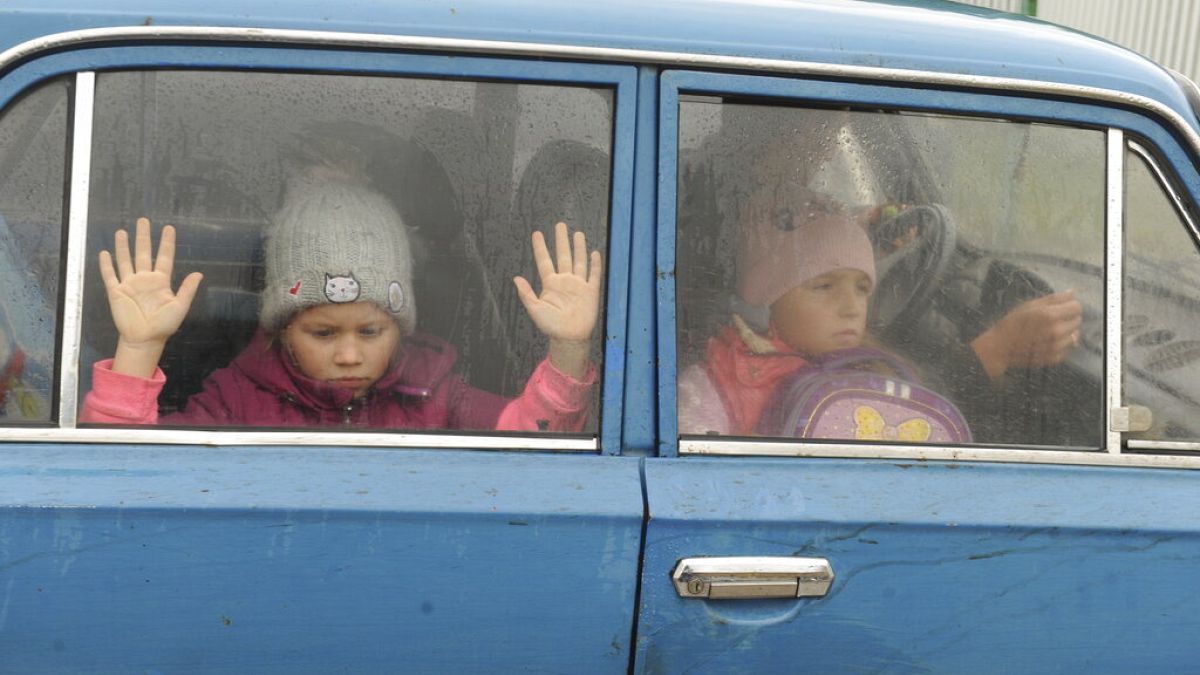 Эвакуация детей из Белгорода