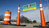 Archives : à la frontière entre les Etats-Unis et le Canada, le 08/02/2022