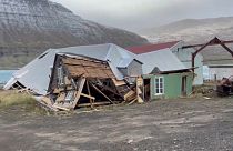 Разрушенный дом в Исландии