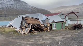 Разрушенный дом в Исландии
