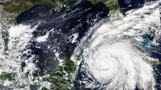 A NASA műholdfelvétele az Ian hurrikánról