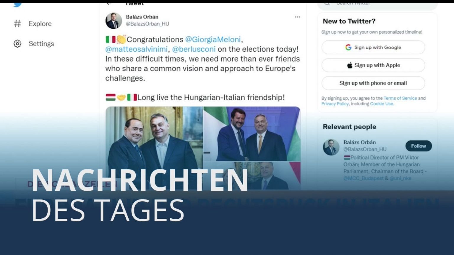 Nachrichten des Tages | 27. September - Morgenausgabe