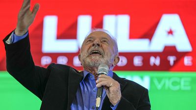 Luiz Inácio Lula da Silva durante la campaña electoral