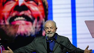 Lula da Silva bei einer Wahlkampfveranstaltung in São Paulo