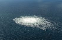نشتی خط لوله زیردریایی نورد استریم در دریای بالتیک