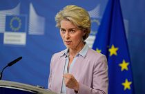 La présidente de la Commission européenne, Ursula von der Leyen, insiste sur l'importance des matières premières critiques
