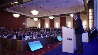  Ο πρωθυπουργός Κυριάκος Μητσοτάκης, μιλά κατά την έναρξη των EPP Group Study Days, στη Χερσόνησο Ηρακλείου