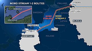 Gaslecks in den Gaspipelines 1 und 2 in der Ostsee. Die EU hält Sabotage für eine wahrscheinliche Ursache.
