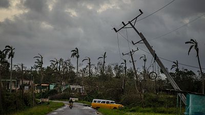 El ciclón dejó graves destrozos en Pinar del Río, Cuba 27/9/2022