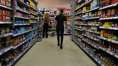 la corsia di un supermarket in Gran Bretagna