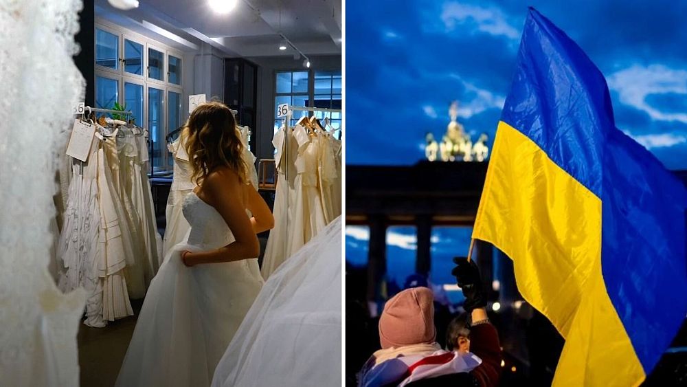“I wouldn’t fit in that dress anymore”: Germans donate wedding dresses for Ukraine