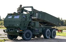 HIMARS arrive in Latvia from Germany