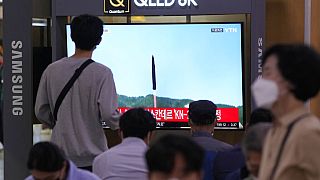 Güney Kore televizyonları deneme haberini eski bir füze testi görüntüsü eşliğinde duyurdu