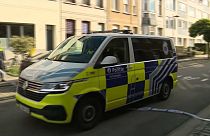 Polizeieinsatz in Merksem bei Antwerpen
