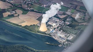 Az Isar 2 atomerőmű Essenbach-ban, Németországban, 2022. szeptember 13-án