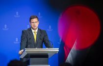 Gulyás Gergely miniszterelnökséget vezető miniszter kormányinfót tart 2022. szeptember 29-én