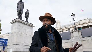 Malawi-born artist celebrates national hero Chilembwe on Trafalgar Square