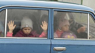 Ukrajnai menekült gyerekek az oroszországi Belgorodban