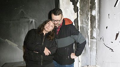 Anasztázia és Roman hamu belepte otthonában Irpinyben