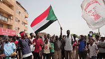 صورة أرشيفية لمسيرة ضد الحكم العسكري في الخرطوم
