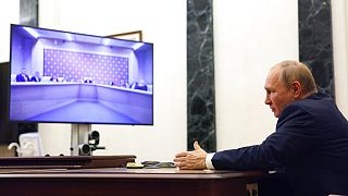 Putin vor der Ansprache zur Annexion ukrainischer Gebiete
