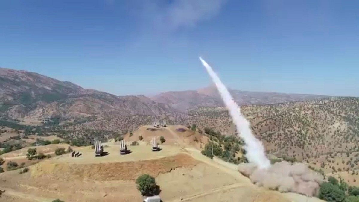حملات موشکی سپاه به اقلیم کردستان