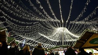 A German environmental group is asking the government to urge citizens to switch off Christmas lights this year.