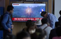 Des images de la télévision sud-coréenne (01/10/2022)