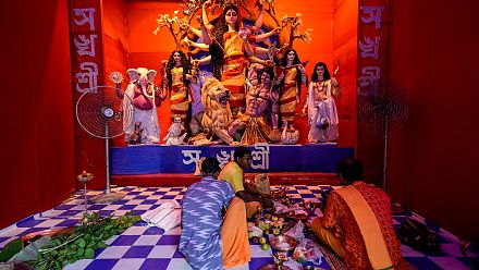 Hindus in India's Kolkata kick off Durga Puja festival celebrations