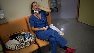 Krankenschwester während der Coronavirus-Pandemie - ARCHIV