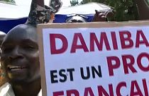 Manifestanti nella capitale del Burkina Faso Ouagadougou