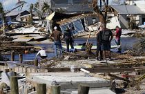 Devastação provocada pelo furacão Ian na Flórida