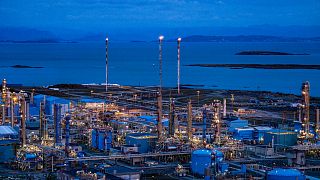 The Karsto gas processing plant in Norway. EU countries are relying more on Norwegian gas after Russian supplies were axed.